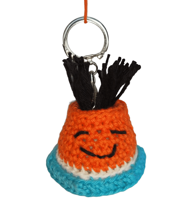 Vulk - Vulkakanistens mascot nøglering